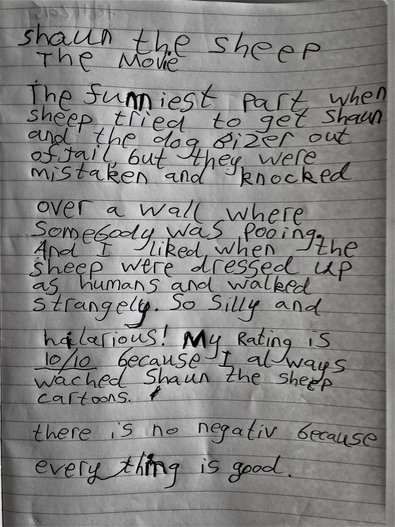 Shaun the sheep the movie London Mums magazine Diego child reporter