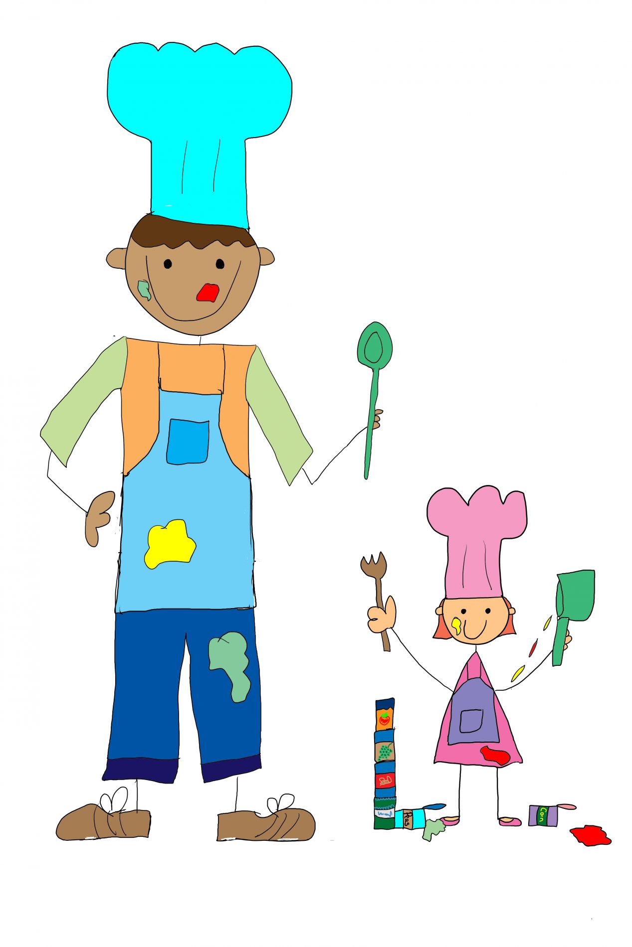 recipes color illustration