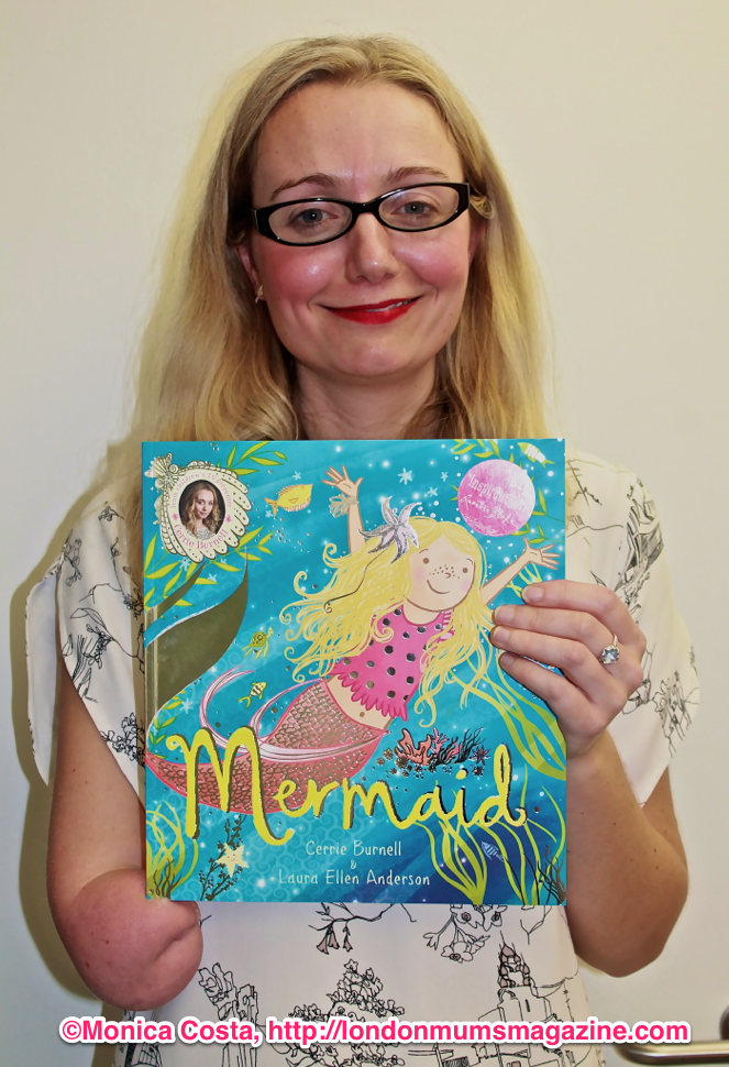 Carrie Burnell Mermaid book Scholastic London Mums magazine
