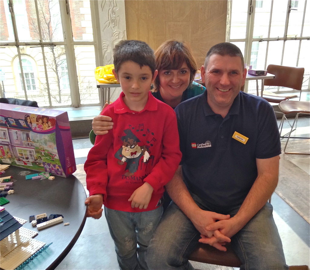 Mackintosh architecture inspired Lego Friends houses Diego and Duncan Lego engineer