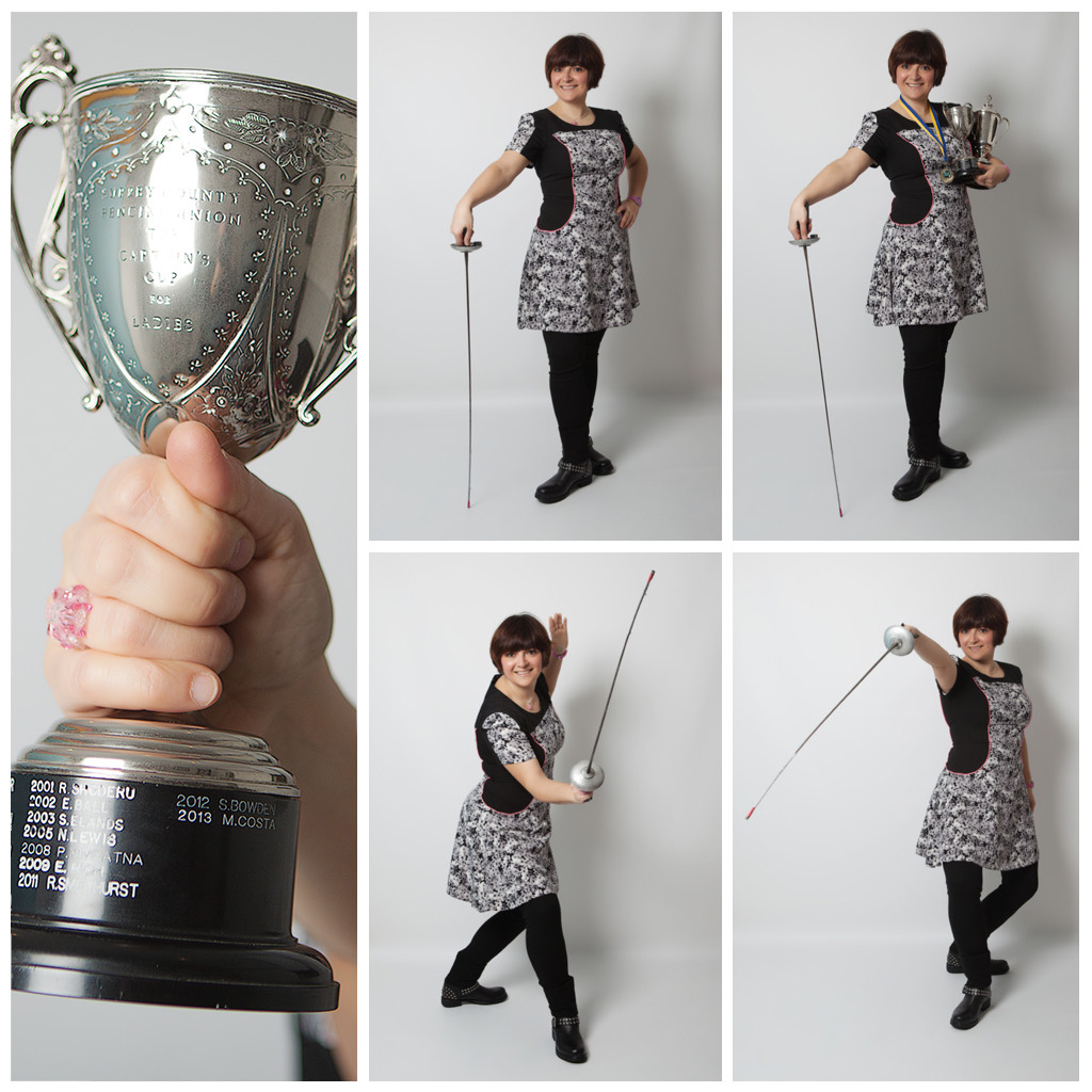 Monica fencing collage