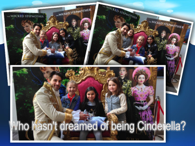 Cinderella Amelie girls and prince collage