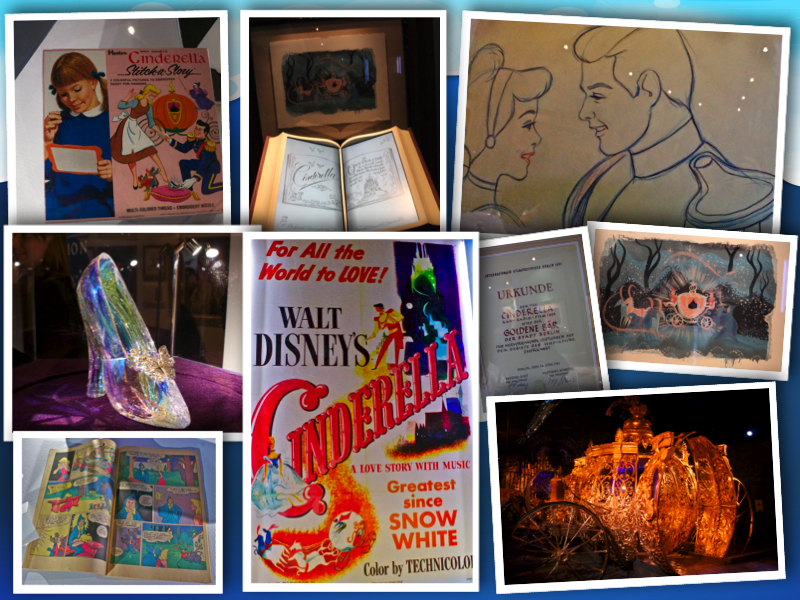 Cinderella free exhibition collage