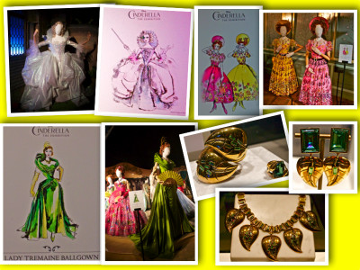 Cinderella movie costumes collage