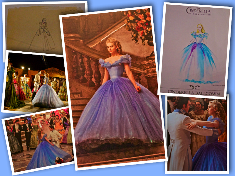 Cinderella's gown collage