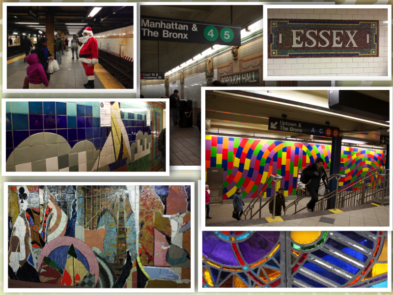 New York Underground collage