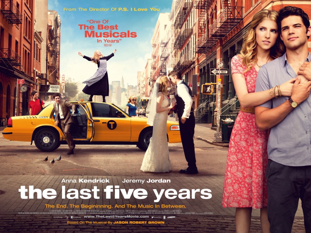 The Last Five Years Quad poster