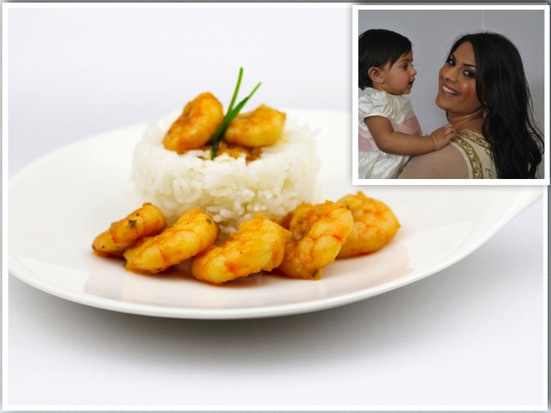 Mauritius Prawn Curry collage