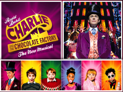 charlie and the chocolate factory poster collage