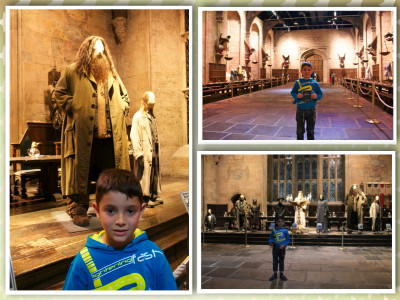 Harry Potter Studio Tour The Hogwarts Great Hall London Mums magazine collage