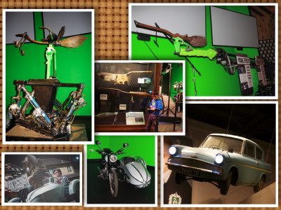Harry Potter Studio Tour the flying effects London Mums magazine collage