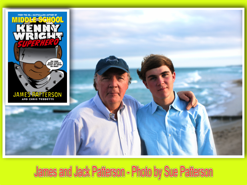 Kenny Wright superhero book James and Jack Patterson by Sue Patterson