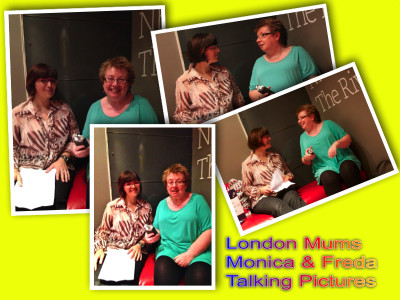 London Mums Monica & Freda Talking Pictures podcast collage