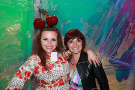 Laura Dockrill with London Mums magazine Editor Monica Costa