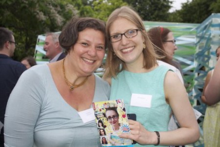 Here I am with charming Robin Stevens