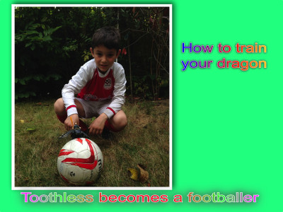 Toothless becomes a footballer