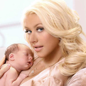 Christina Aguilera with daughter Summer Rain