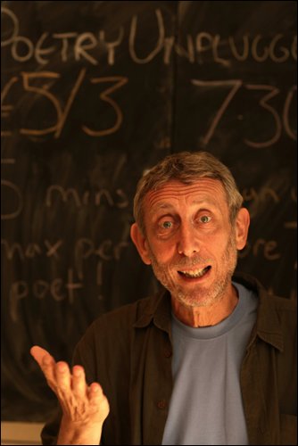 Wimbledon BookFest Michael Rosen credit Laurence Cendrowicz