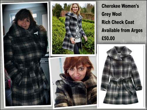 Cherokee coat Argos London Mums magazine fashion collage