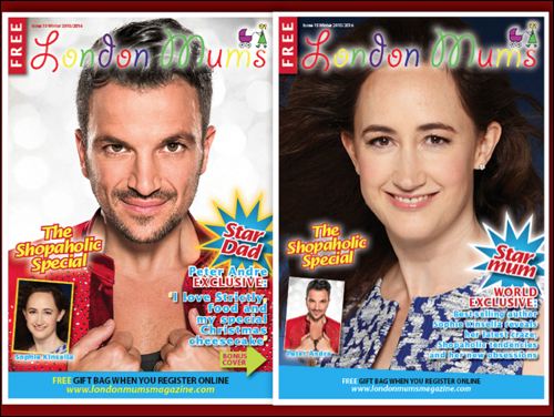 London Mums magazine Winter 2015-16 issue 16 double cover collage