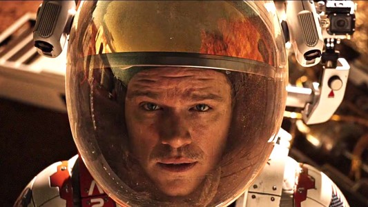 Matt Damon is lost in space in The Martian.