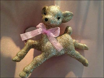 Baubles & Christmas Tree Decorations golden deer