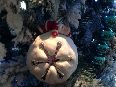 Baubles & Christmas Tree Decorations table santa sleeping