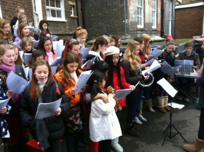 Lady Margaret School Christmas Fair choir