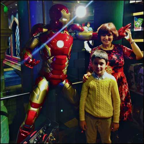 Monica Diego disney store iron man