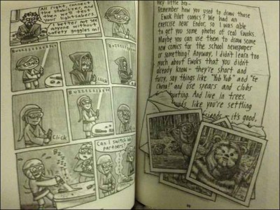 Star Wars Jedi Academy inside page sample