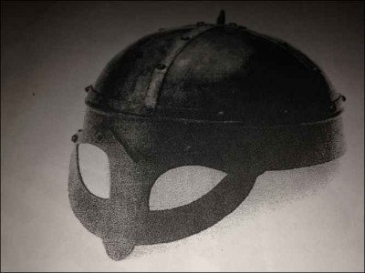 Viking costume helmet
