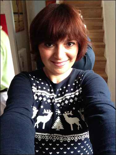 jolly jumpers card xmas selfie