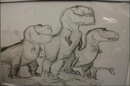 the good dinosaur sketch 2 trex