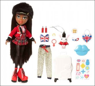 Bratz Study Abroad british Doll accessories Sasha to UK FW 03