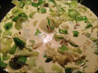 Festive Food Swap Challenge Recipe for Creamed Leeks 2