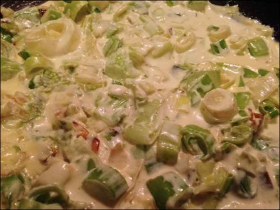 Festive Food Swap Challenge Recipe for Creamed Leeks 3