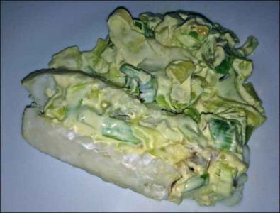 Festive Food Swap Challenge Recipe for Creamed Leeks final