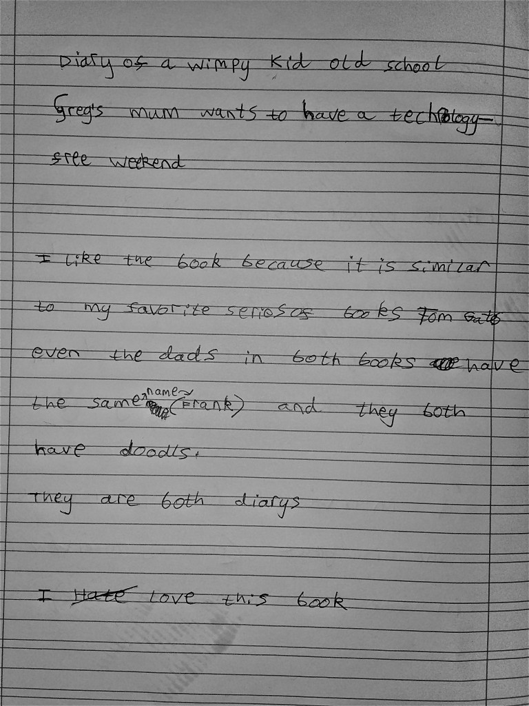 Diary of a Wimpy Kid - Old school