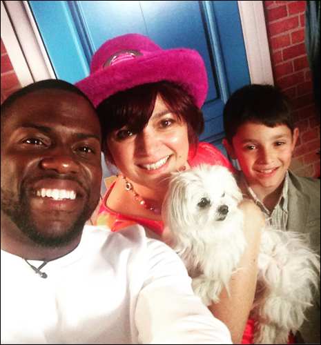 Kevin Hart selfie London Mums magazine doggydinner