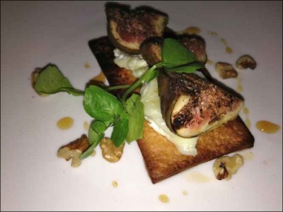 The Imperial restaurant is a galactic experience figs antipasto