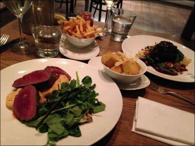 The Imperial restaurant is a galactic experience meat dishes