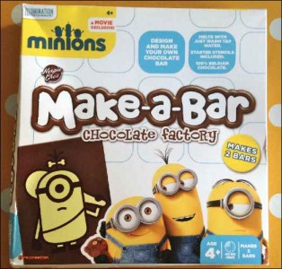 minions make a bar chocolate factory
