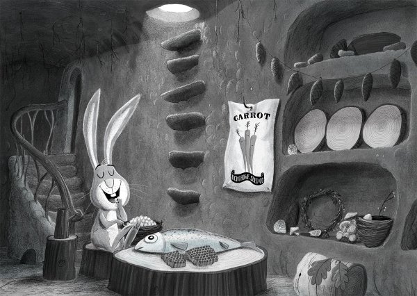 Rabbit and Bear Rabbits Bad Habits Rabbit Habits rabbit burrow