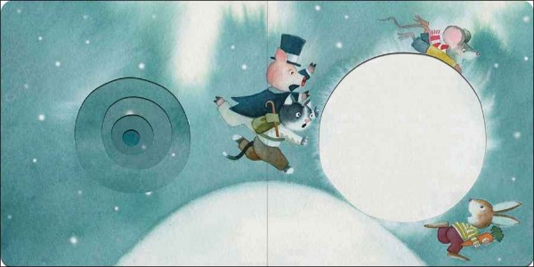 The Snowball by Giuliano Ferri inside pages book