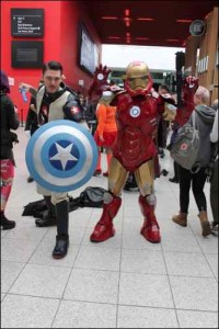 Captain One Kenobi & Iron Trooper at London Super Comic Convention 2016