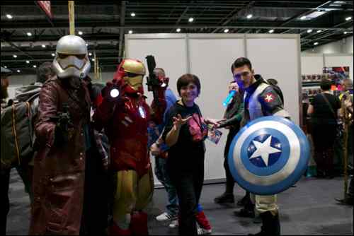 Captain One Kenobi & Iron Trooper at London Super Comic Convention 2016 c