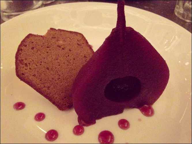 Miss you already film shoreditch mulled wine poached pear