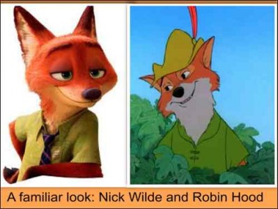 Nick wilde and robin hood