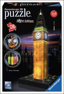 PG20-21 TOY TRENDS 3D puzzles images - Ravensburger big ben night version