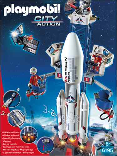PG20-21 TOY TRENDS Space PLAYMOBIL Space Rocket with Launch Site